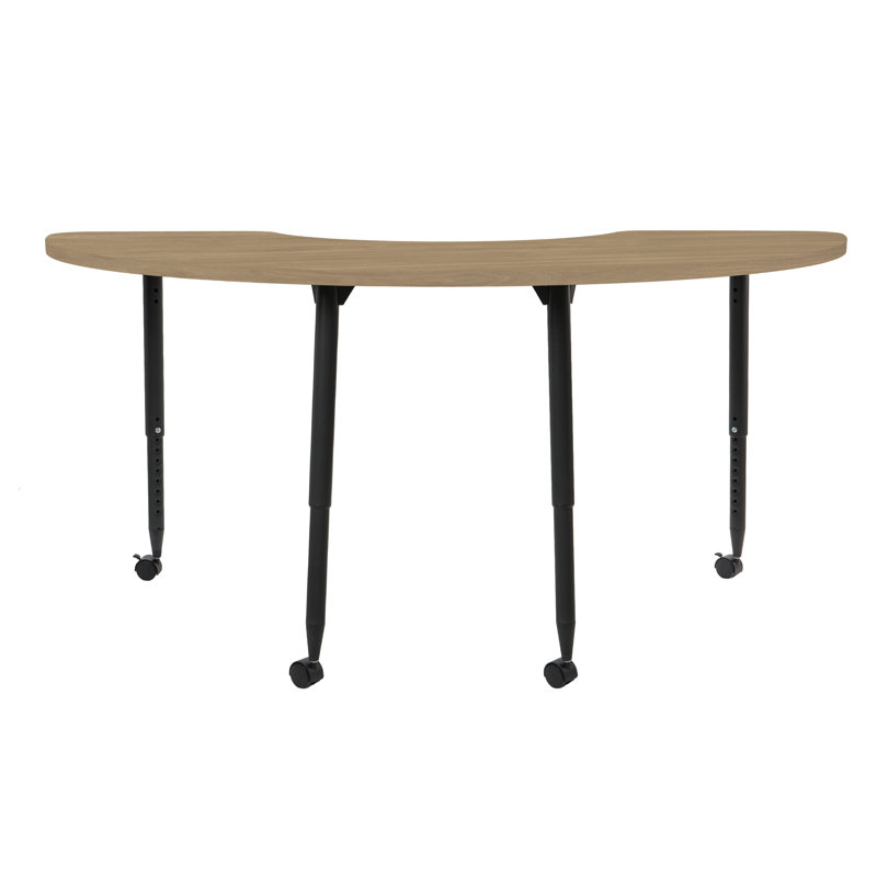 Table d'activité Adapte 36 x 72, Chêne Pasadena, Noir