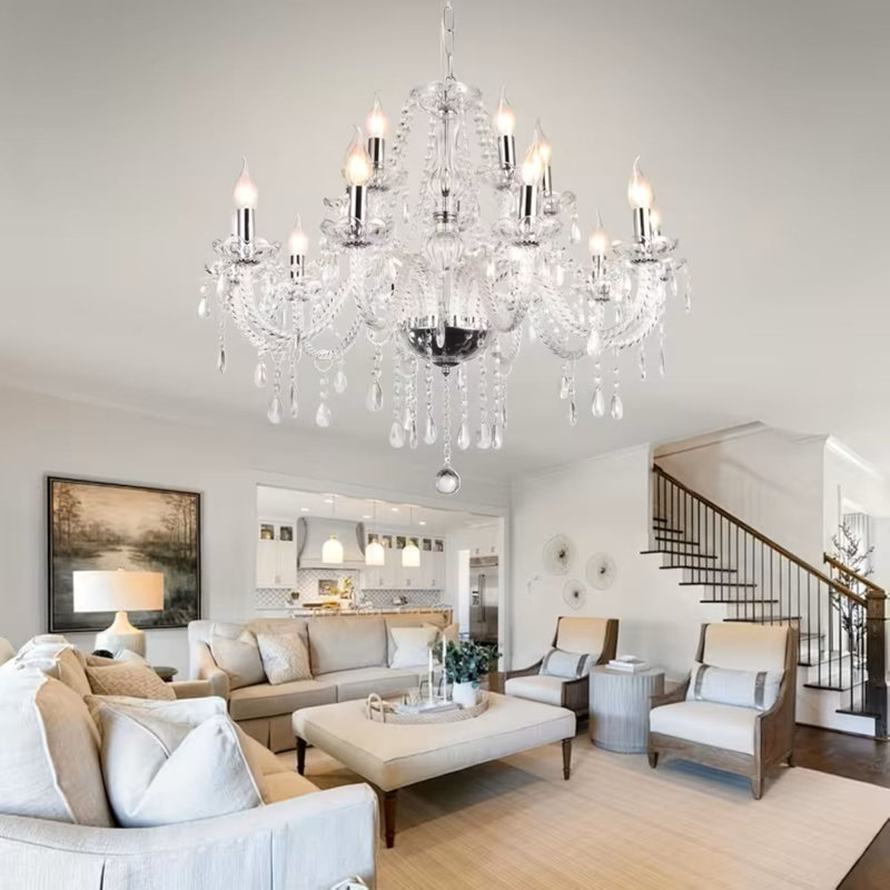 Lustre moderne en cristal de cristal K9