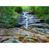 Jones Gap Waterfall In South Carolina Print by Brian Mc Clean