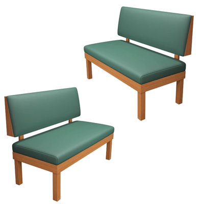 High-end Simple Restaurant Bench Faux Leather Upholstered Bench