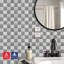 Linear Glow Peel & Stick Aluminum Tile Size:300 x 300 x 4 mm