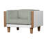 Catalina Outdoor Teak Lounge Chair-2135421398-2135421418