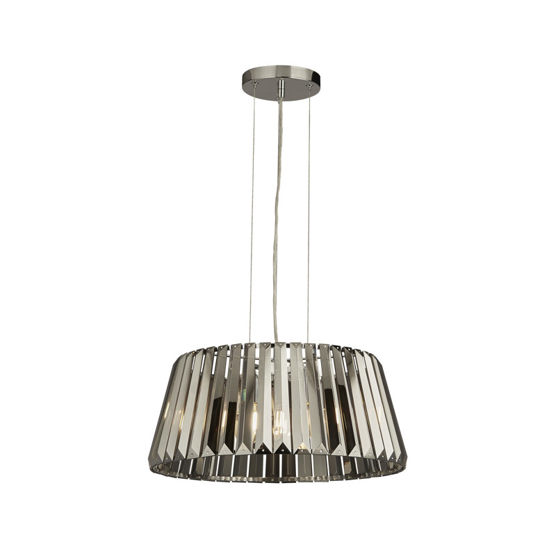 Armory 5-Light Dome Chandelier, Satin Brass