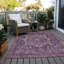 Tapis aubergine intérieur / extérieur lavable à la machine Claudian ACN1240-103712533