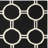 Rodgers Hand Woven Flat Weave Wool/Cotton Geometric Rug in Black/Gray-1216001461