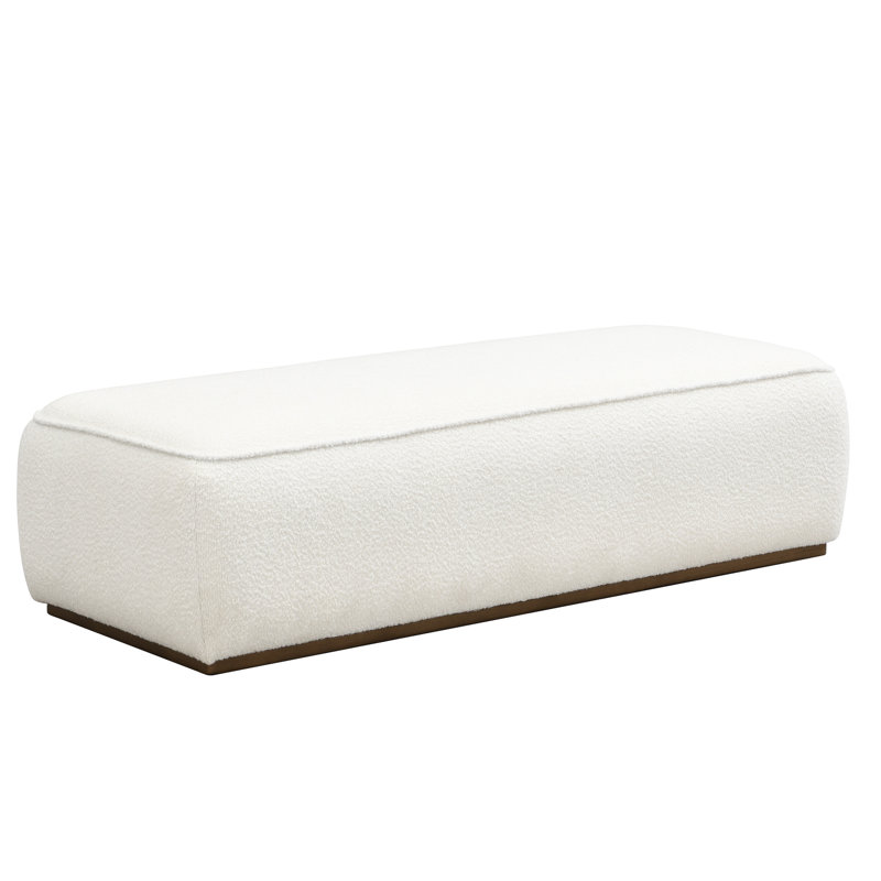 Repose-pieds gris moelleux de 52 pouces, caractère unique en tissu, choix multiples, confortable et stable pour les meubles de maison, repose-pieds de 52 pouces, design distinctif du tissu,