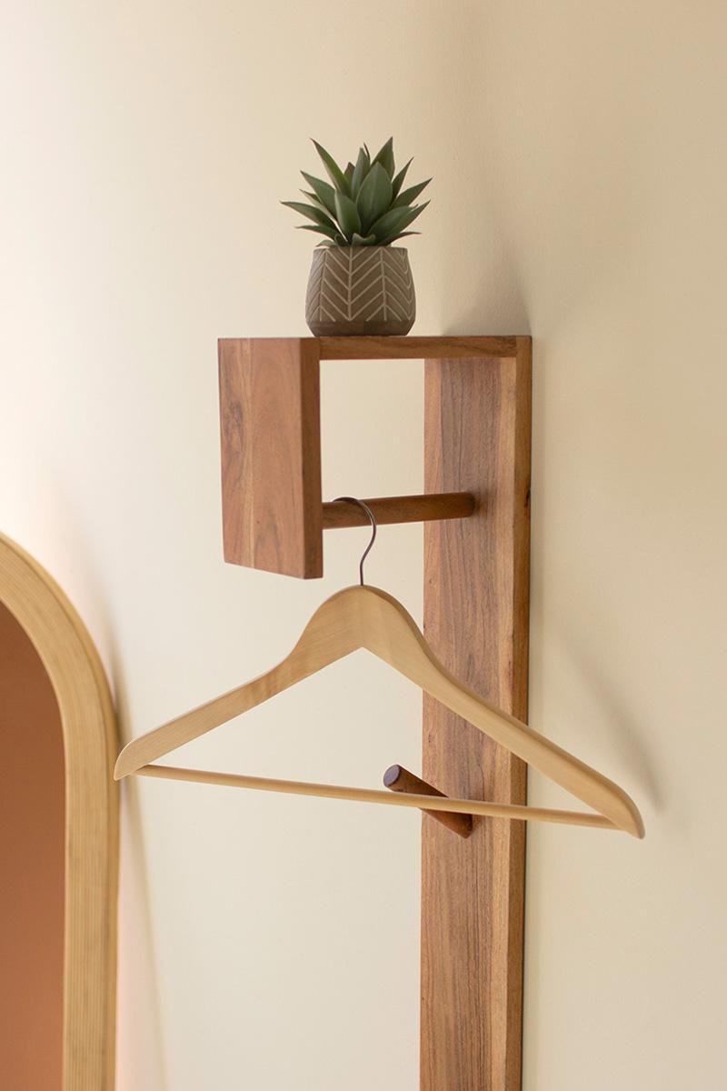 Forney 3-Hook Coat Rack
