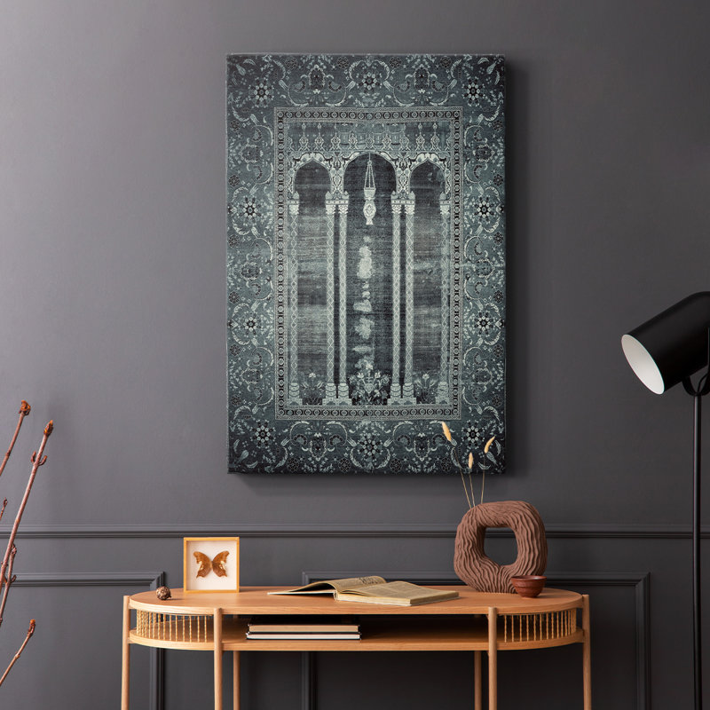 Impression abstraite rétro CXCI - galerie enveloppée Cavas, H 27 po x l 18 po