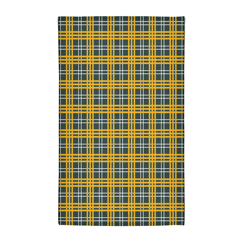 Plaid Indoor Rug, Rectangle 4' x 6'