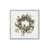 Cadre simple en chrome poli, bois massif