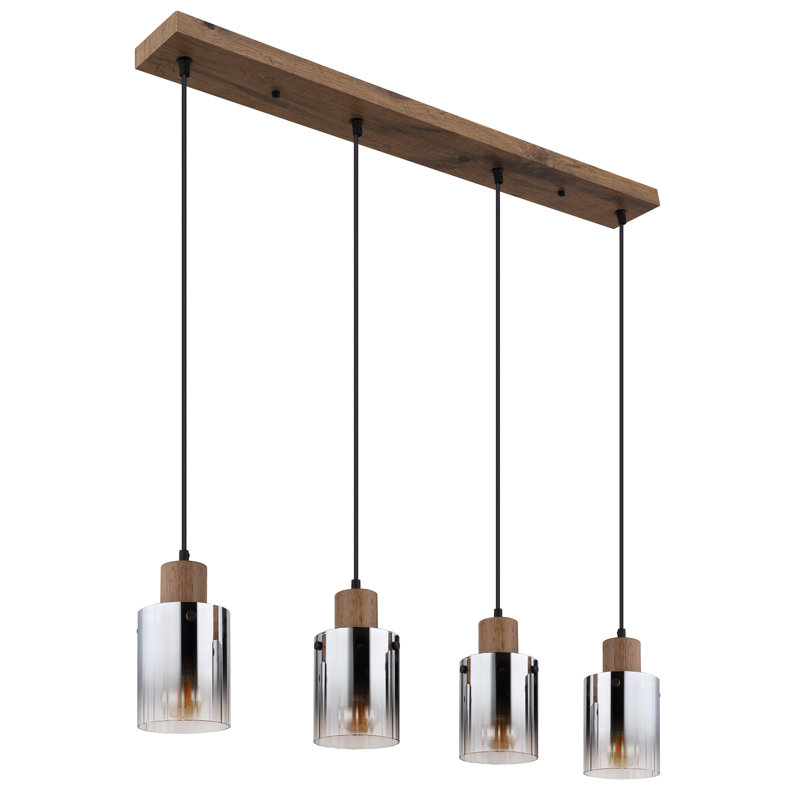 Daryel 4 - Light Walnut Pendant