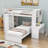 Ginessa Kids Twin Over Twin Bunk Bed with Drawers-461437172