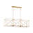 6-Light Bulbs Candle-Style Chandelier with Adjustable Chain and UL Safety Certification