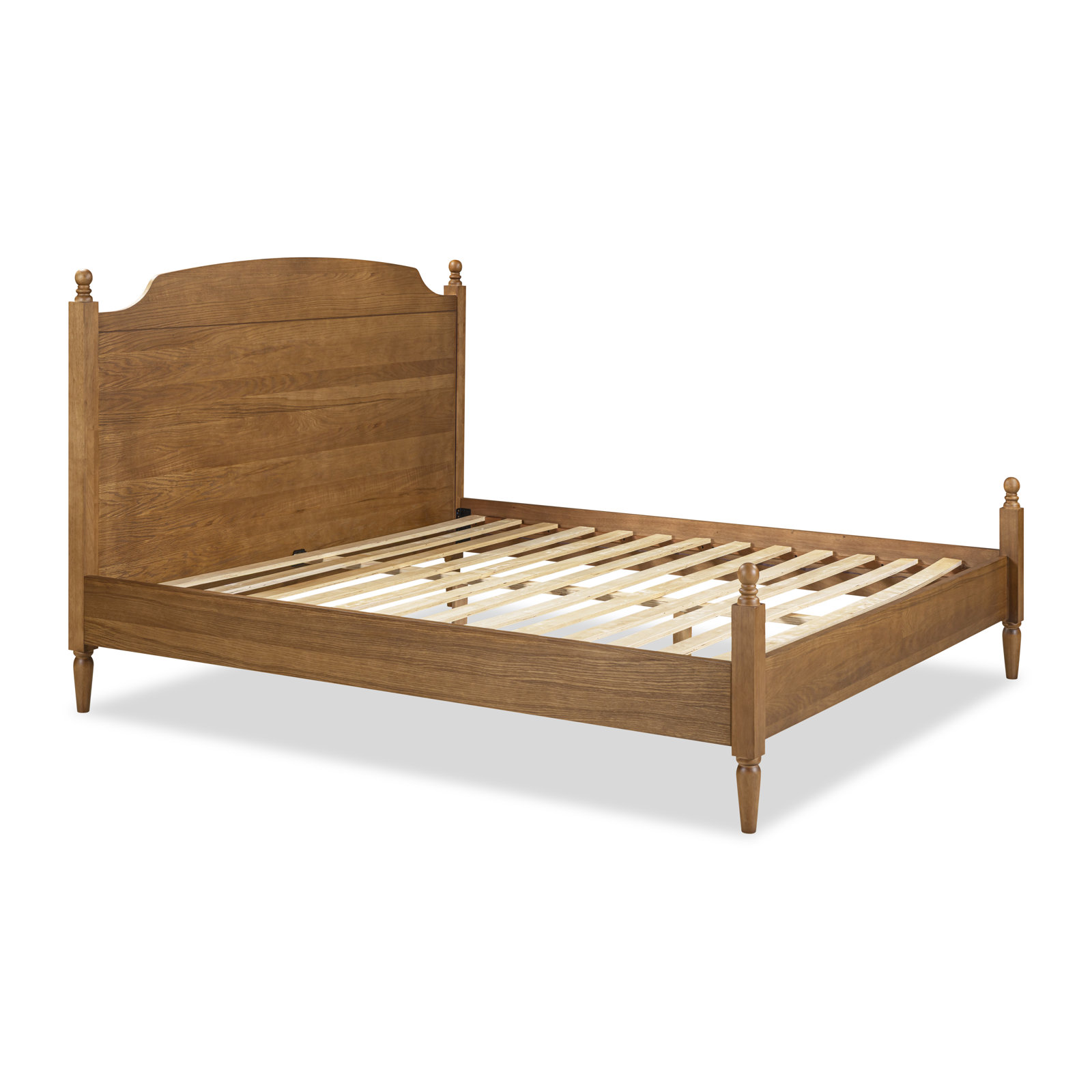 Portland Four Poster Bed, Brown, Queen