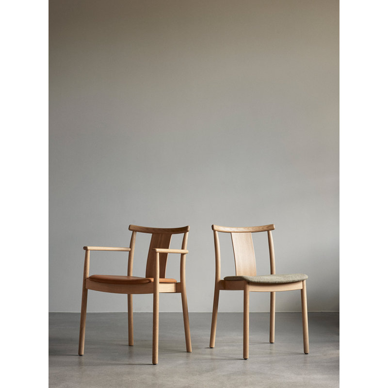 Merkur Leather Arm Chair, Natural