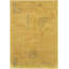 Aadi Abstract Hand-Knotted Wool Gold/Black Area Rug-917225121