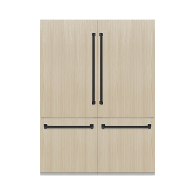 ZLINE Autograph 60 in. Panel Ready Refrigerator w/ Grey Interior & Accents