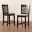 Upholstered Counter Stool with Solid Wood Frame-79985871-79985870