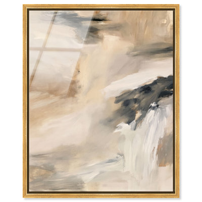 Desert Gale III Framed Acrylic Print Boho Wall Decor by Art Remedy, Gold Frame, 20 x 24
