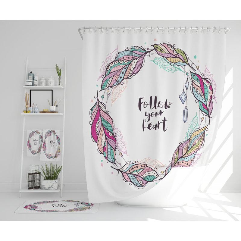 Nichaolas Polyester Shower Curtain Set