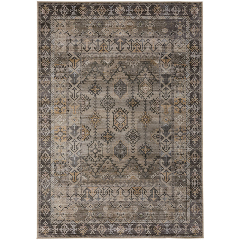 Coffee Baola Traditional Vintage Tribal Pattern Design Area Rugs for Living Room Bedroom  Dining Area, Rectangle 5' x 7'