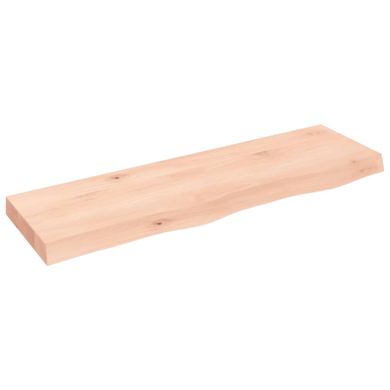 Adrinna 100cm Solid Wood Bathroom Vanity Top, Natural