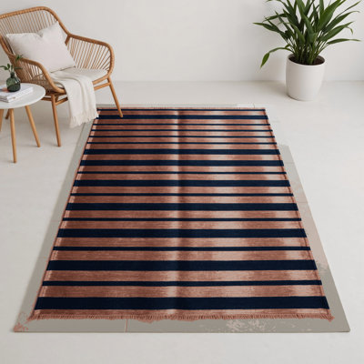 Tapis intérieur / extérieur gris HorizontalStripes