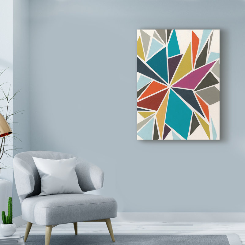 " Pinwheel II " by June Erica Vess, 47" H x 35" W x 2" D