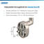 Addison Handleset with Single Cylinder Deadbolt and Plymouth Door Knob and Rosette-880912528-880913183-880879610