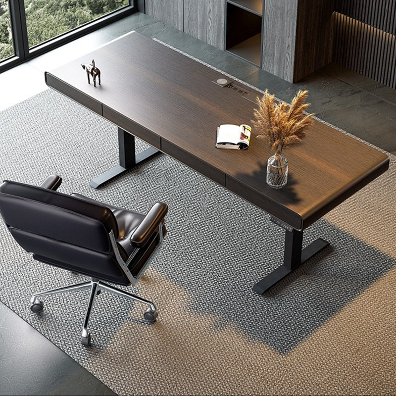Bureau d'écriture 70,87 "Smoky Color, H 29,53 po x l 70,87 po x P 27,56 po
