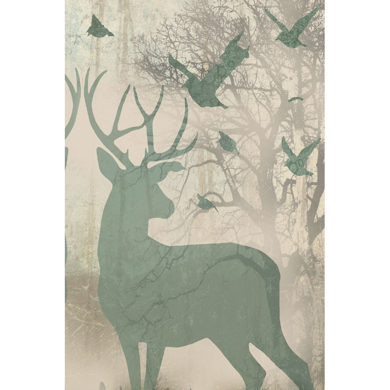 Deer Solace II, H 12 po x l 8 po