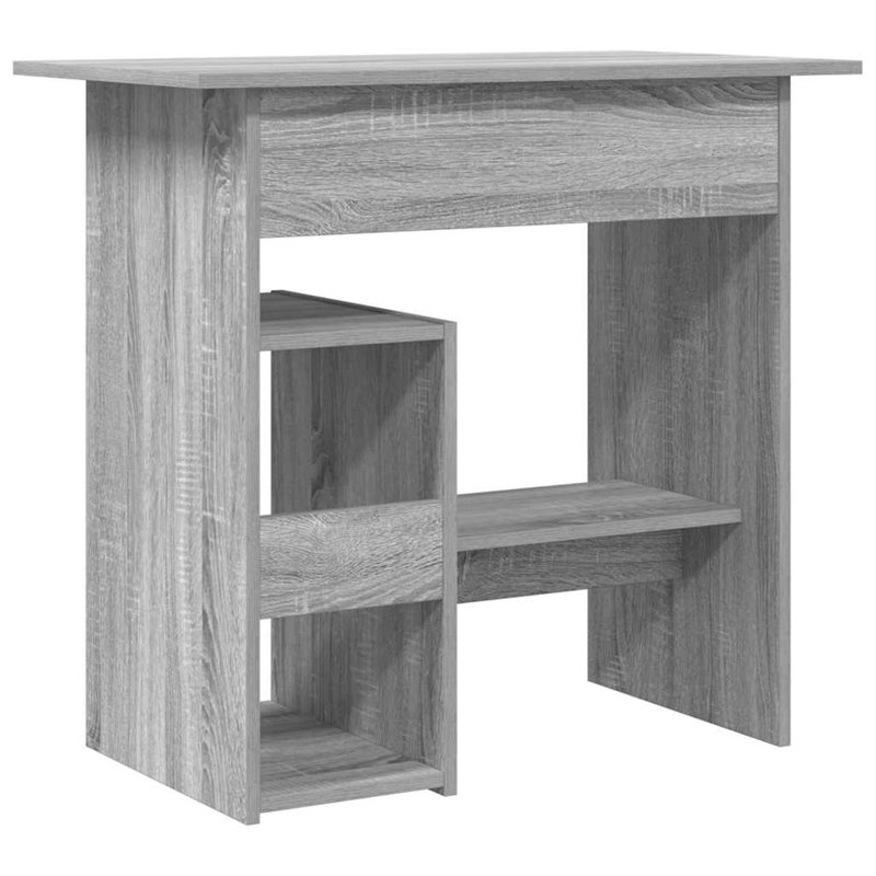 Desk Engineered Wood, Computer Desk, Grey Sonoma