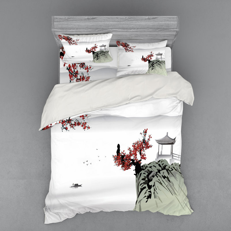 Eclectic Polyester Duvet Cover, Queen Duvet Cover + 3 Additional Pieces