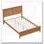 Lit plateforme double en bois massif-679618089