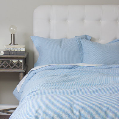 Housse de couette à rayures en coton Towne - très grand