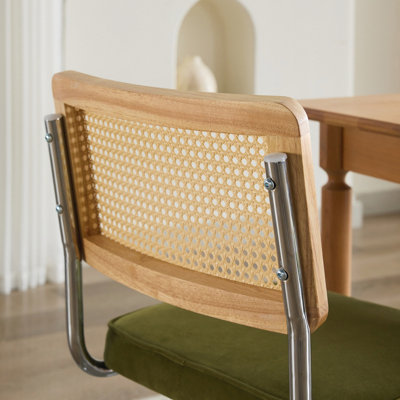 Ensemble de 2 chaises de salle à manger de style Mid-Century moderne