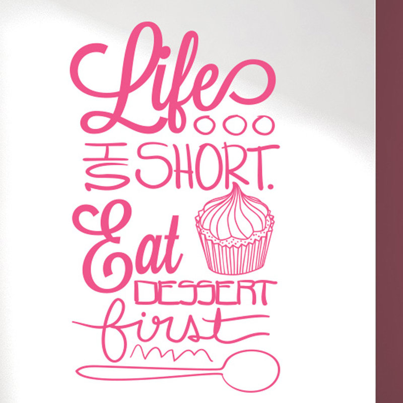 Wall Decal, Pink, Large
