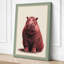 Gentle Hippo Boho - Wrapped Canvas-1892160739-1892160740