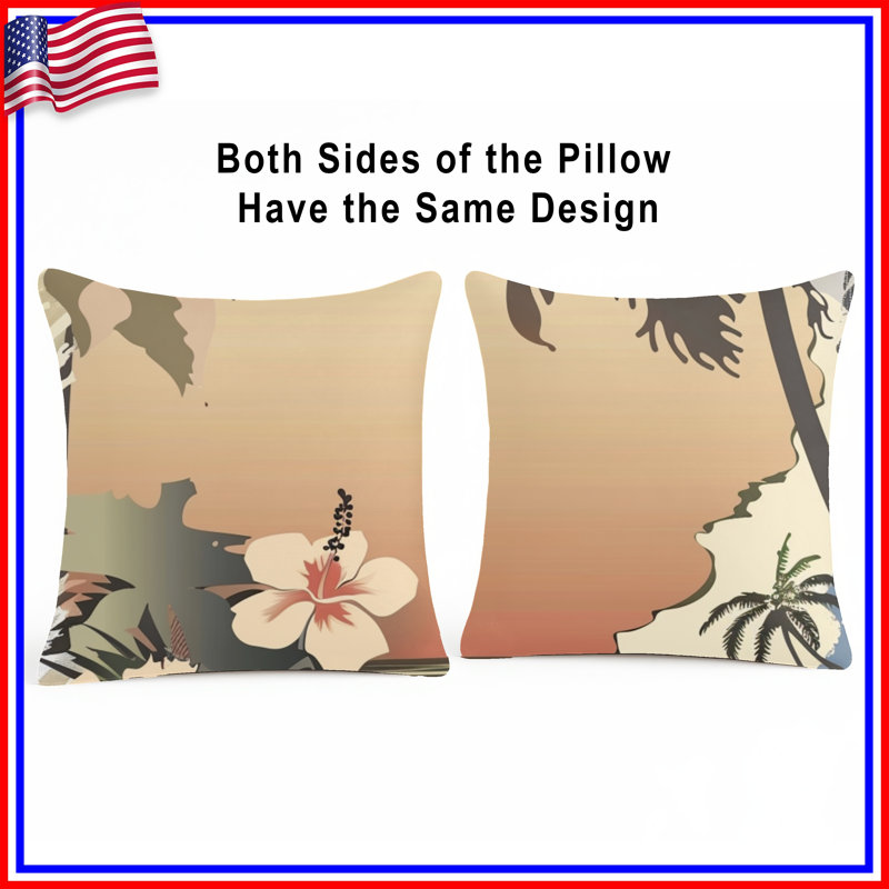 Coussin Tropical, 26 po x 26 po