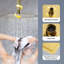 Rain Fixed Shower Head 2.5 GPM GPM-818704762