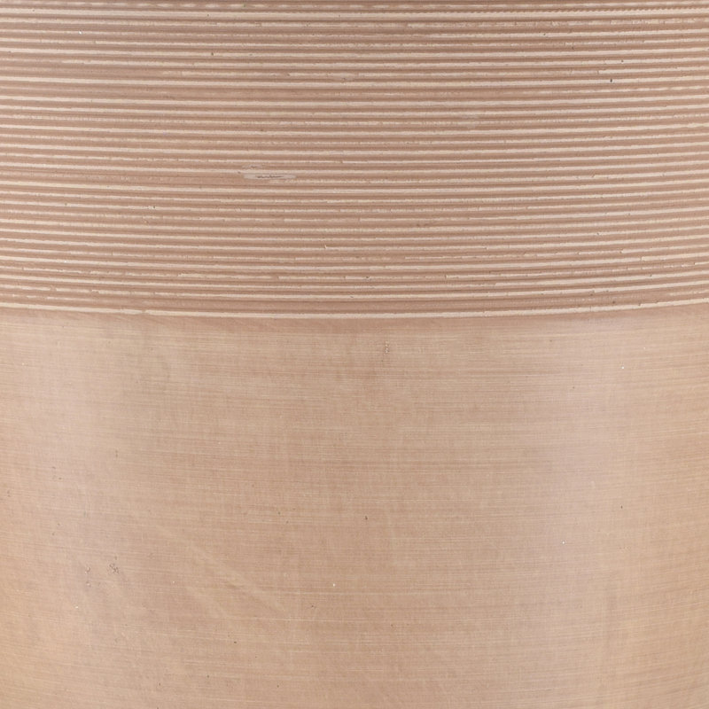 Pot à fleurs en plastique gravé Myrtlewood, H 10 po x l 12 po x P 12 po, Taupe