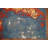 Blue Abstract Oriental Area Rug 8x10