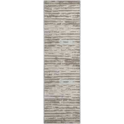 Premium Machine Washable Prisco Taupe Rug