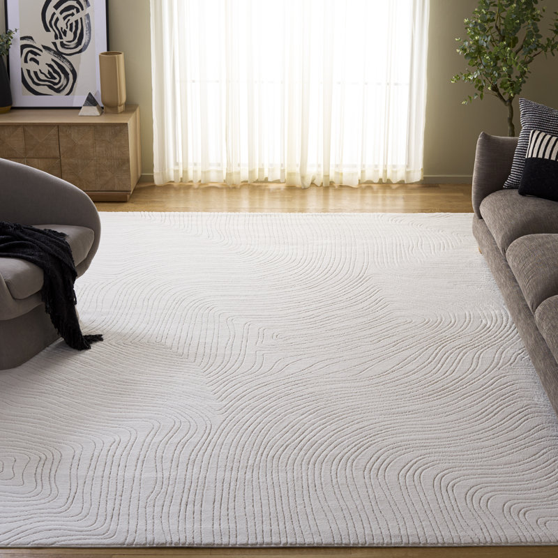 Tapis ivoire Versaillies 665, Rectangle 8 po x 10 po