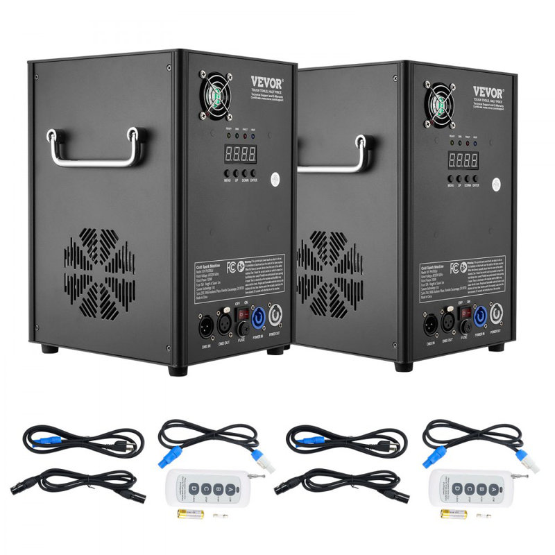 Fête de mariage froide avec étincelles Machinex2 700W 6,6 - 16,4 pi