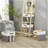 4-Pack Linen Foldable Storage Boxes With Clear Window And Handles