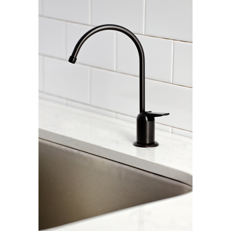 Robinet de filtration d'eau monocommande à 1 trou Kingston Brass, Bronze frotté à l'huile