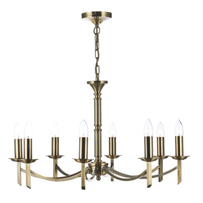 Amplas 8 - Light Candle Style Chandelier