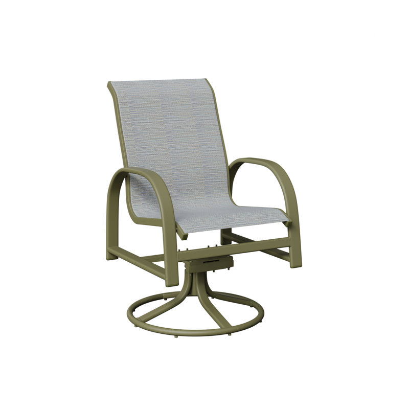 Chaise berçante berçante pivotante Berlin Gardens, Canne des Caraïbes, Vert sauge