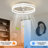 Heui Bladeless Ceiling Fan with Light-93722320-93722321-109247533